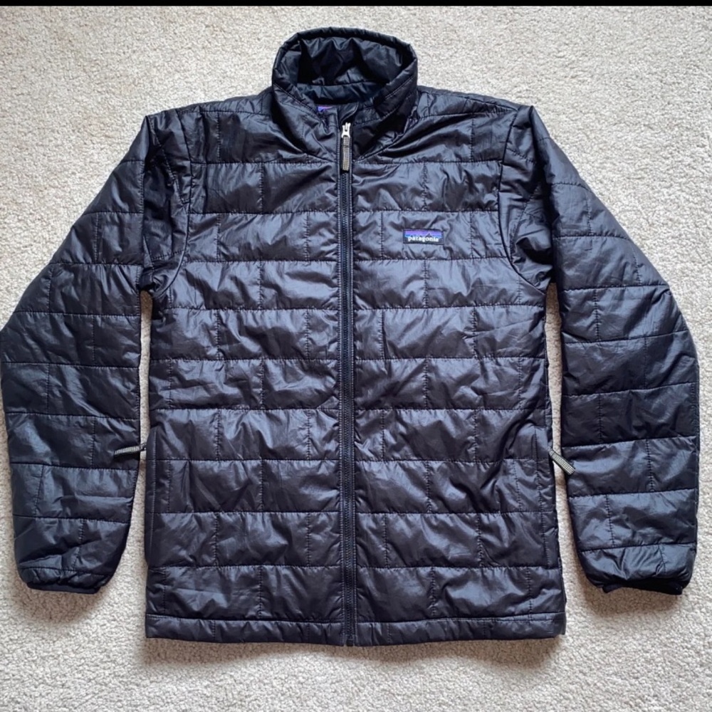 Patagonia EUC nano puff jacket size large boy or girl